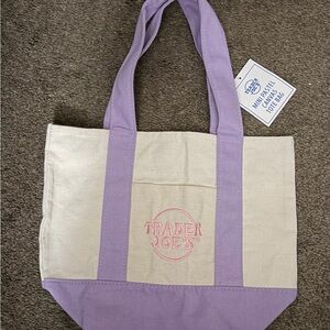 Trader Joe's Limited Edition Pastel Mini Tote Bag
